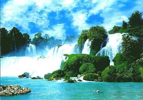 China Waterfall Poster 1-057