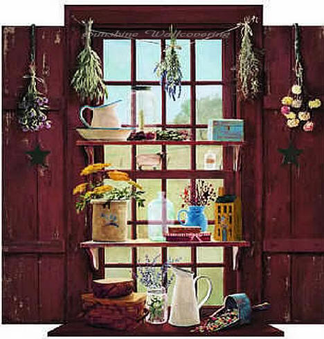 Country Things Window Mural FK4006M