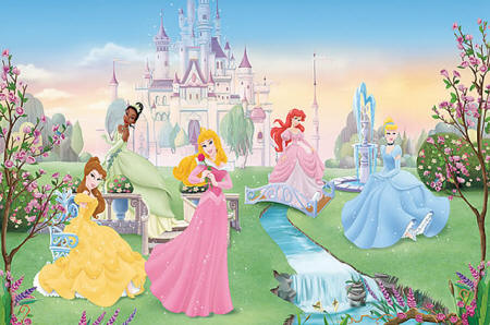 Disney Dancing Princess Wall Mural by Roommates 