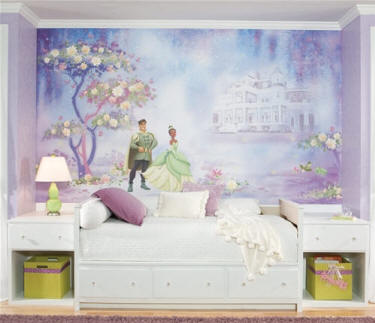 Disney The Princess and The Frog Wall Mural by Roommates 