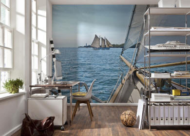 Sailing Wall Mural by Komar 8-526 roomsetting