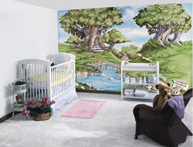 Storybook Hollow wall mural C819