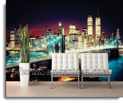 New York Bridge Wall Mural DS8071