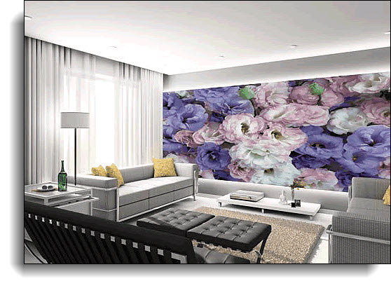 Ballon Flower Wall Mural 8171