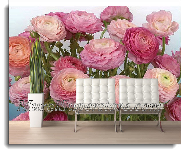 Buttercaps Blooms Roses Wall Mural DS8056 