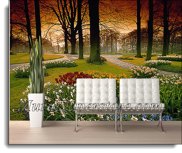 Floral Sunset PR1857 8057 Wall Mural