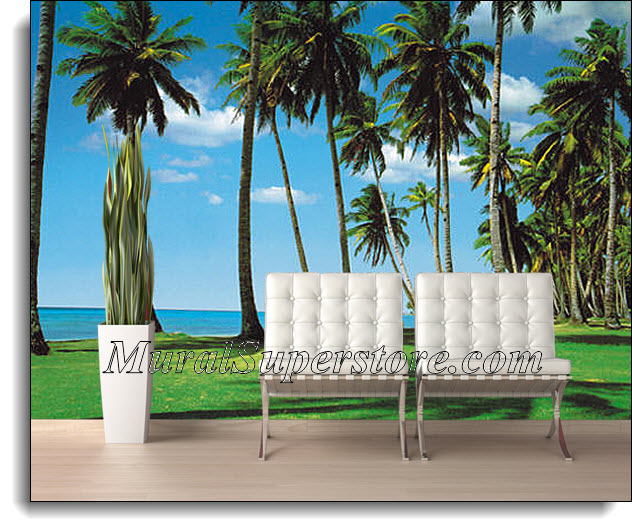 Palm View Wall Mural PR1859 8059