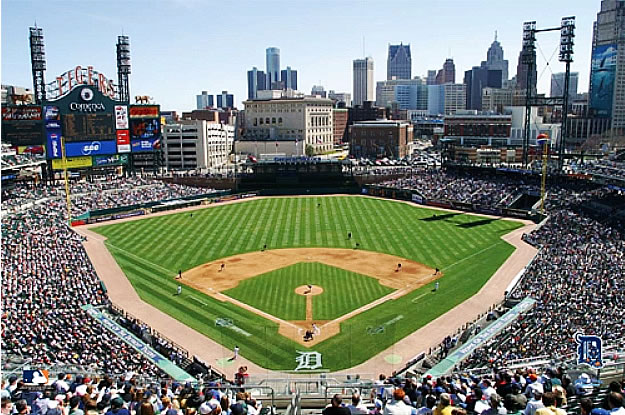 Detroit Tigers/Comerica Park Wall Mural