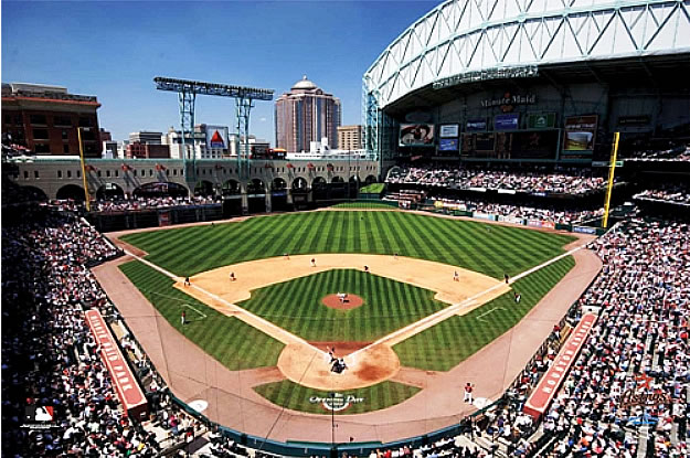  Houston Astros/Minute Maid Ballpark Wall Mural 