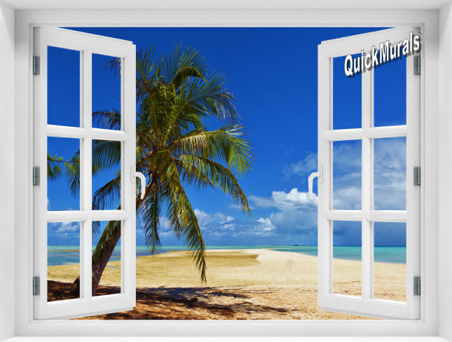 African Beach Window