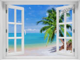 Coconut Beach #2 Window