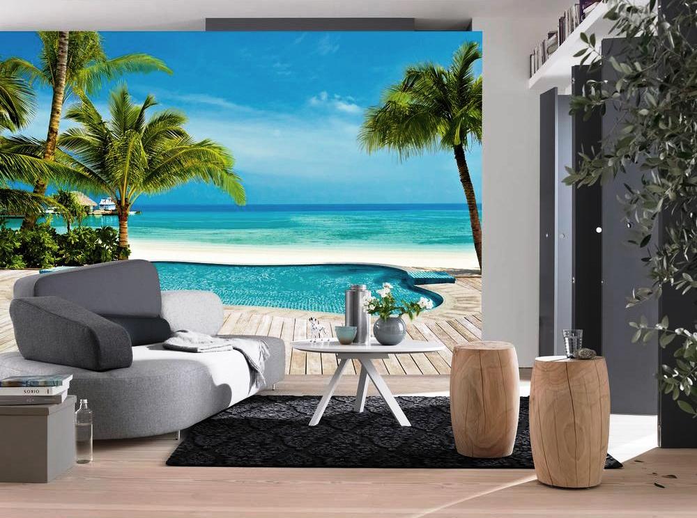 Pool Wall Mural DM127 roomsetting