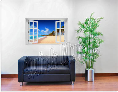 Seychelles Islands Window roomsetting