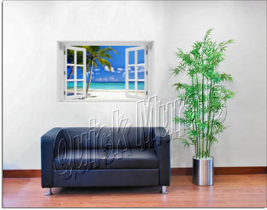 Tropical Ocean Window roomsetting