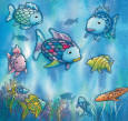 The Rainbow Fish Kid's mural