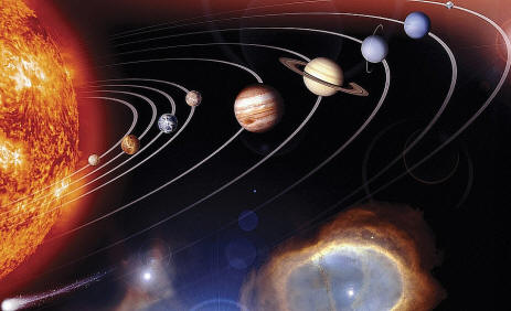 Solar System C833 Wall Mural by Environmental Graphics
