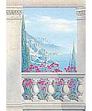 Trompe Loeil Amalfi Coast Balcony 4-085C wall mural